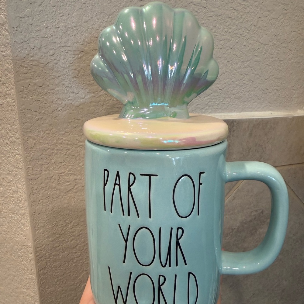 Blue Shell Lid Mug